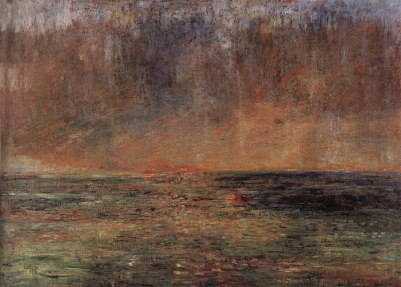 James Ensor Large Seascape-Sunset oil painting image